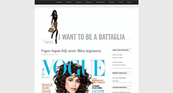 Desktop Screenshot of iwanttobeabattaglia.com